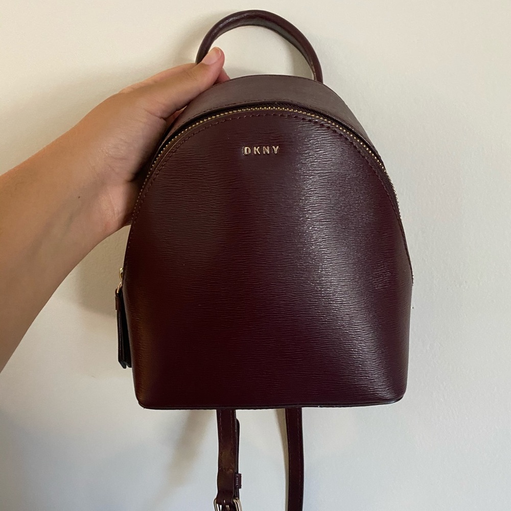 Burgundy DKNY Crossbody Purse